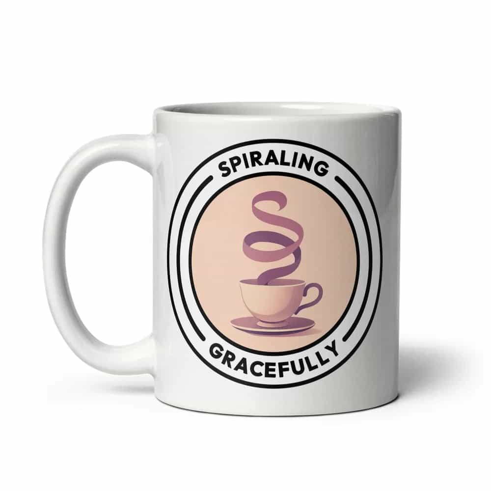 Spiraling Gracefully, Mug