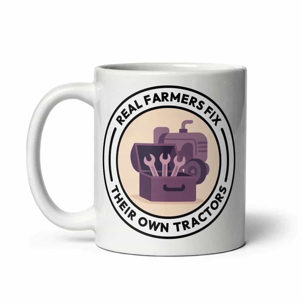 Real Farmers Fix Their Own Tractors, Mug
