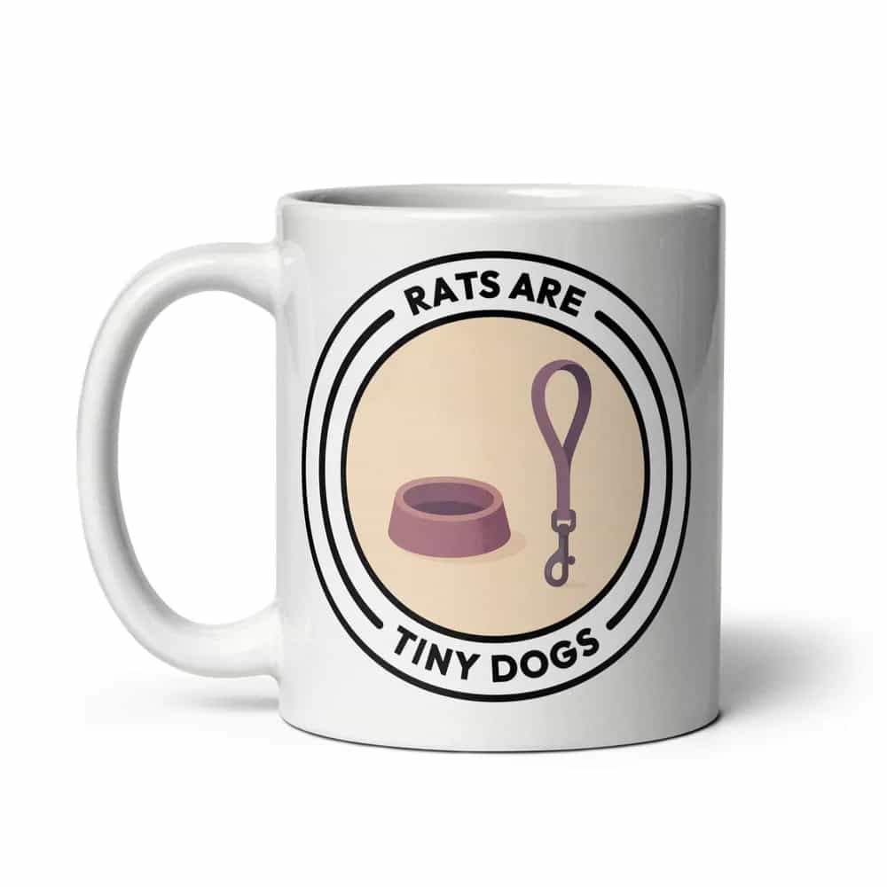 Rats Are Tiny Dogs, Mug