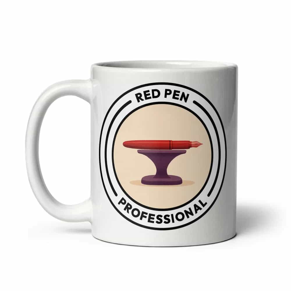 Red Pen Professional, Mug