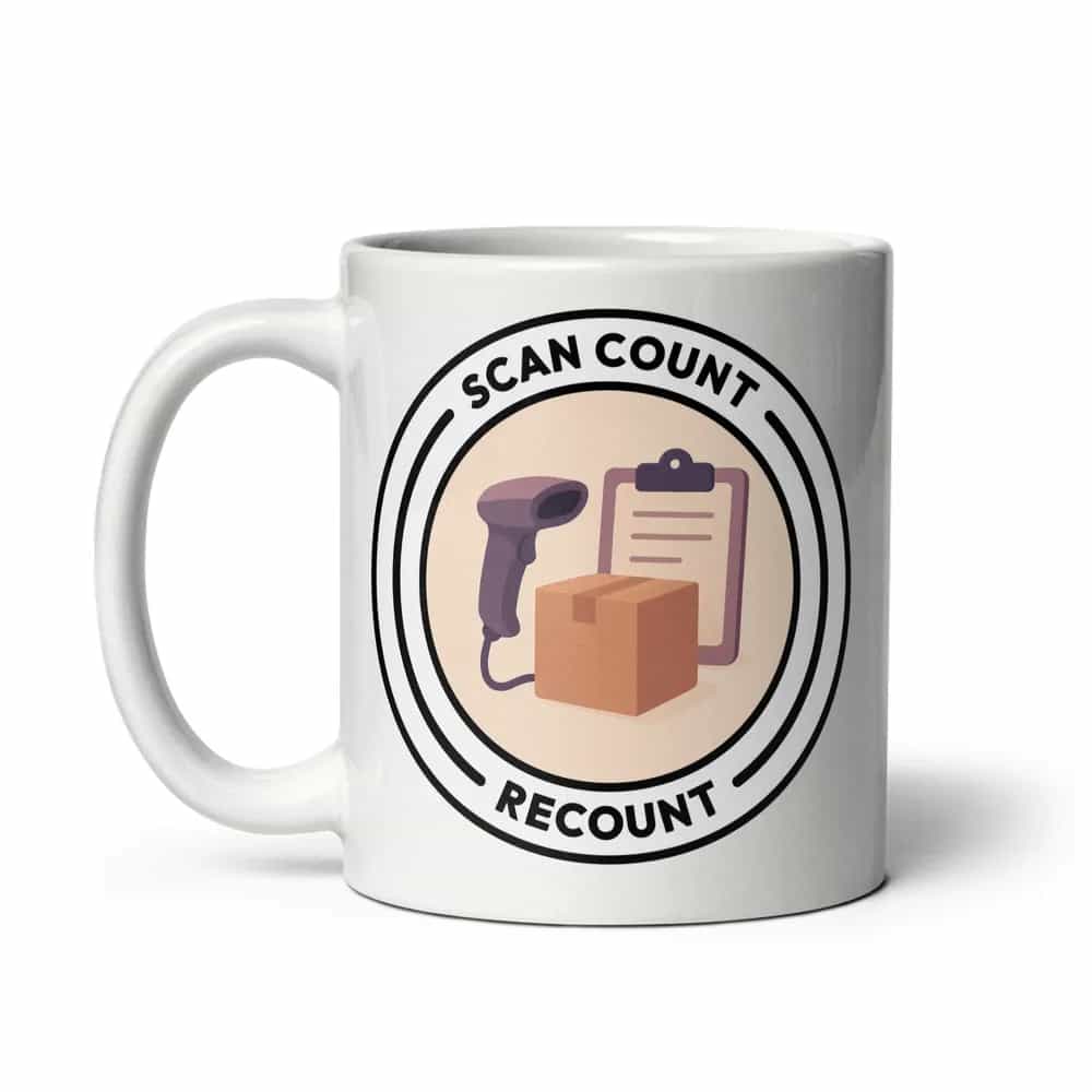 Scan Count Recount, Mug