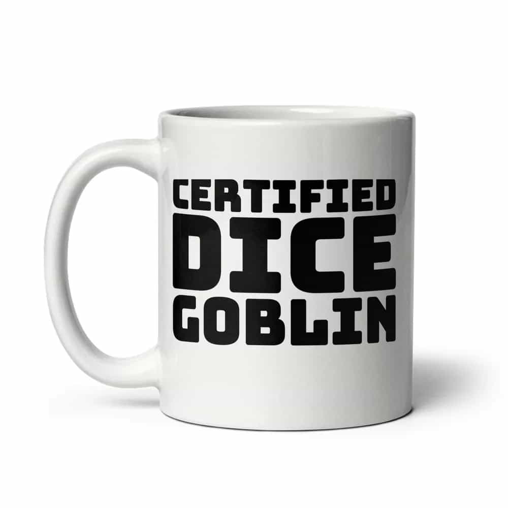 Certified Dice Goblin, Mug