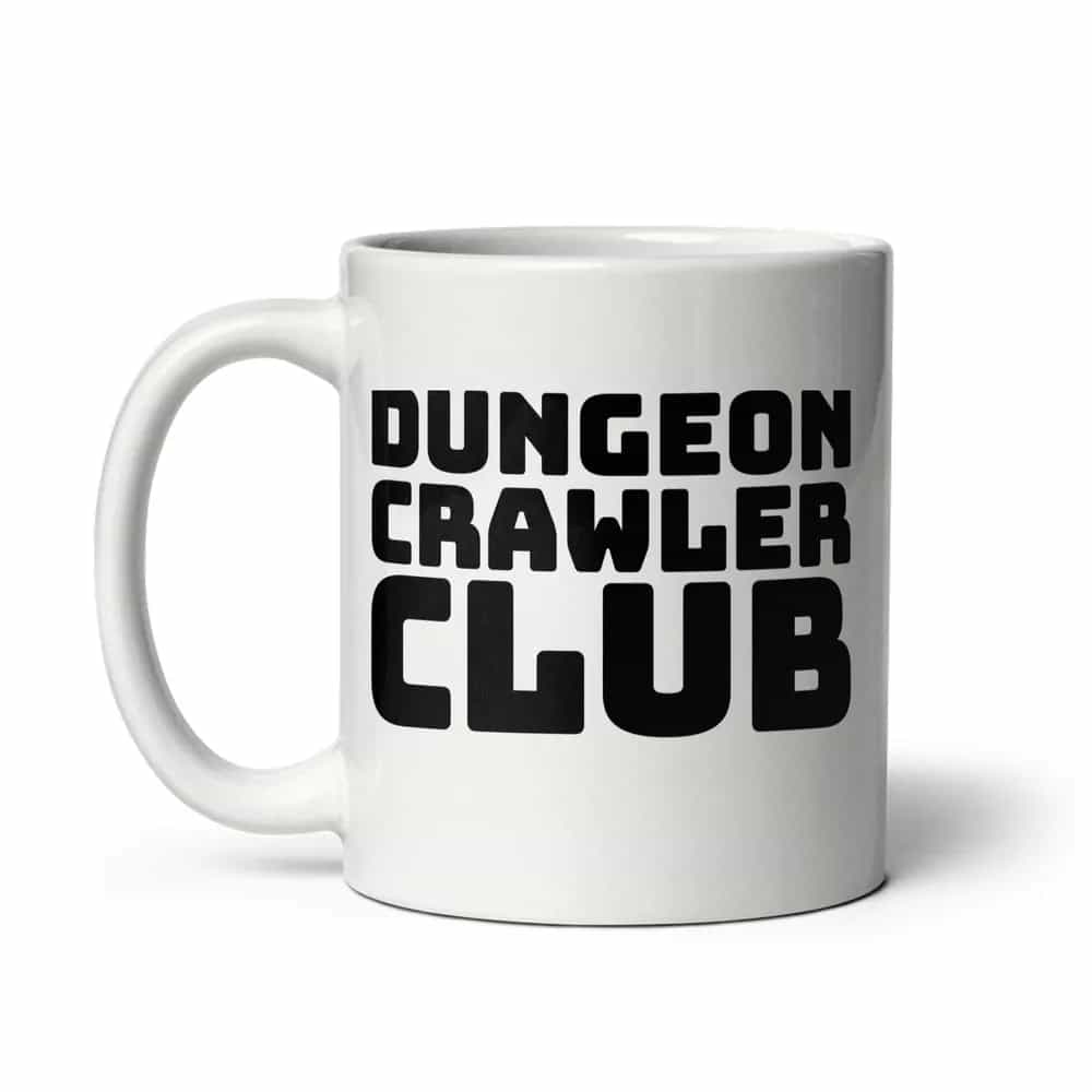 Dungeon Crawler Club, Mug