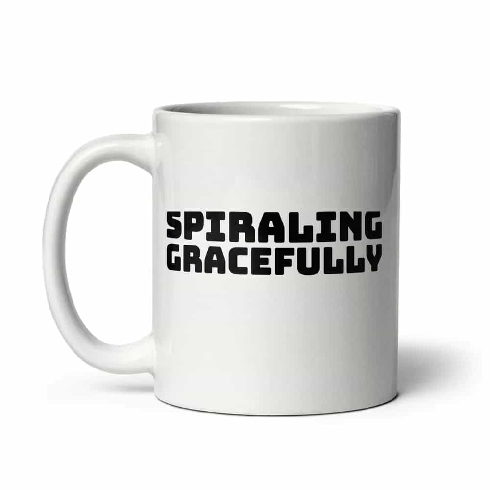 Spiraling Gracefully, Mug