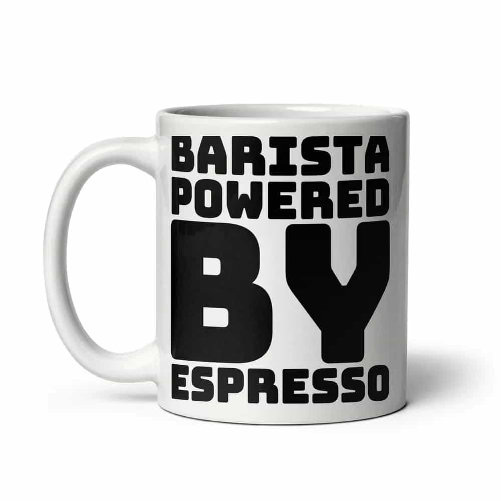 Barista Powered By Espresso, Mug