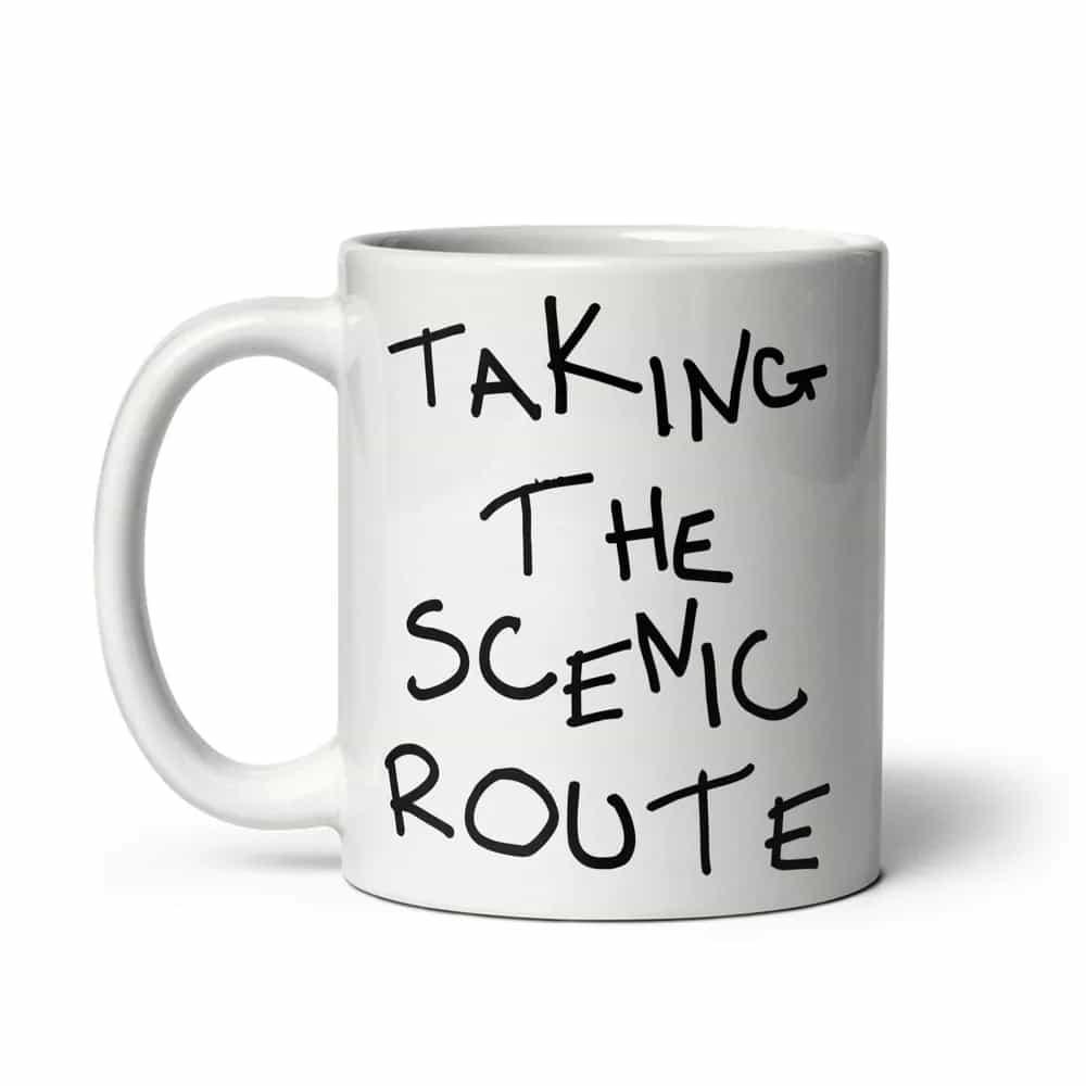 Taking The Scenic Route, Mug