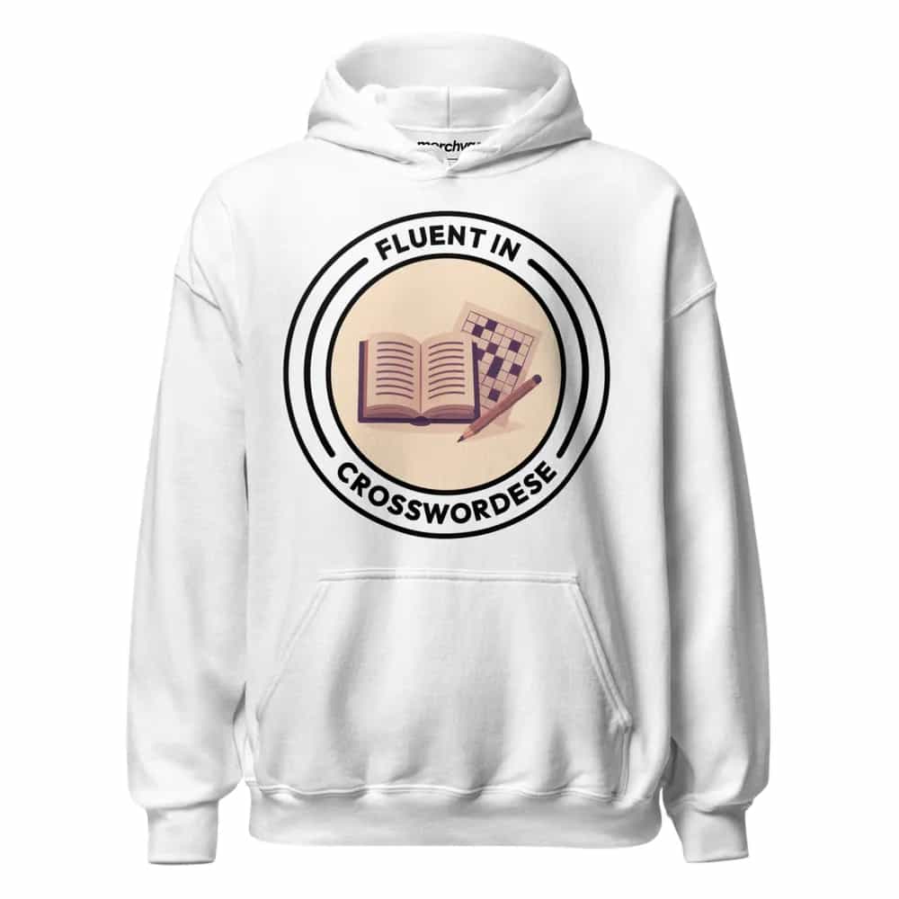 Fluent In Crosswordese, Hoodie