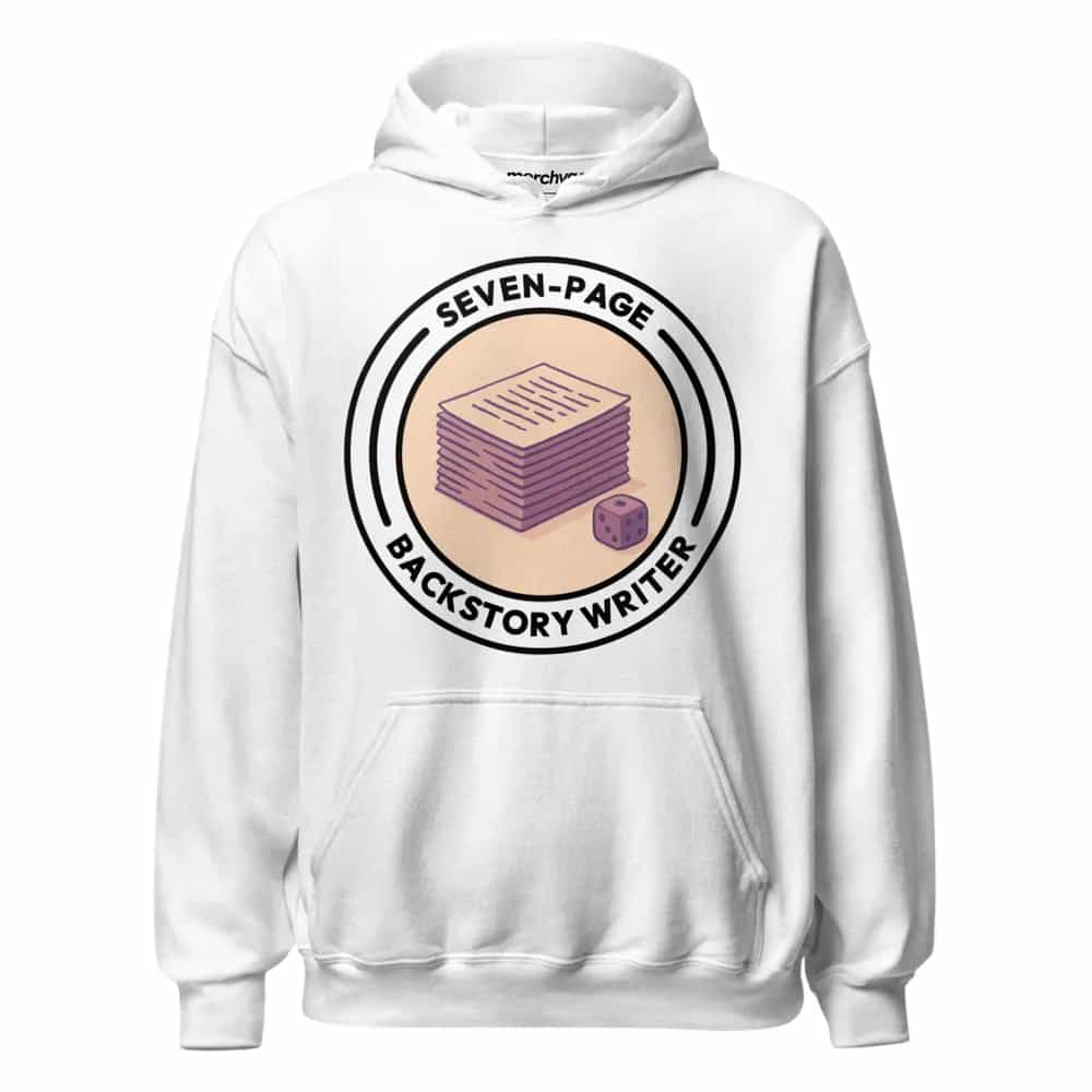 Seven-Page Backstory Writer, Hoodie