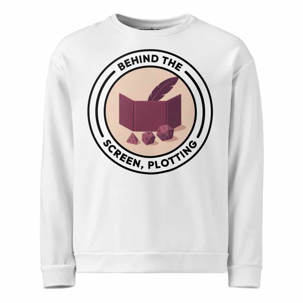 Behind The Screen, Plotting, Sweatshirt