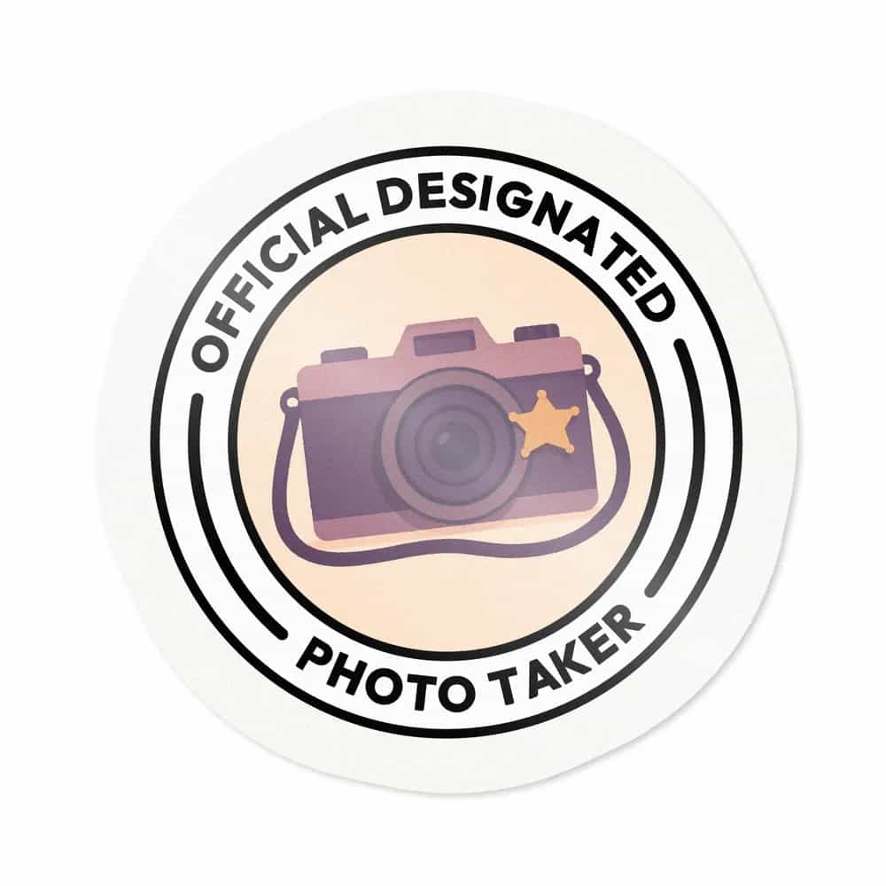 Official Designated Photo Taker, Sticker