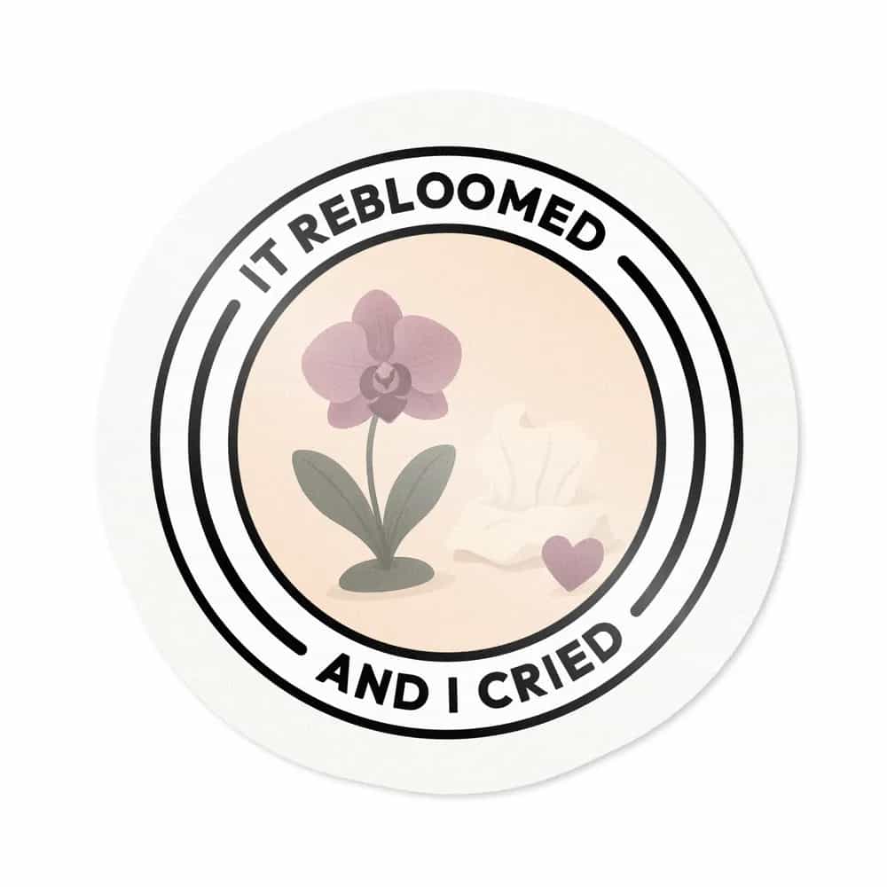 It Rebloomed And I Cried, Sticker