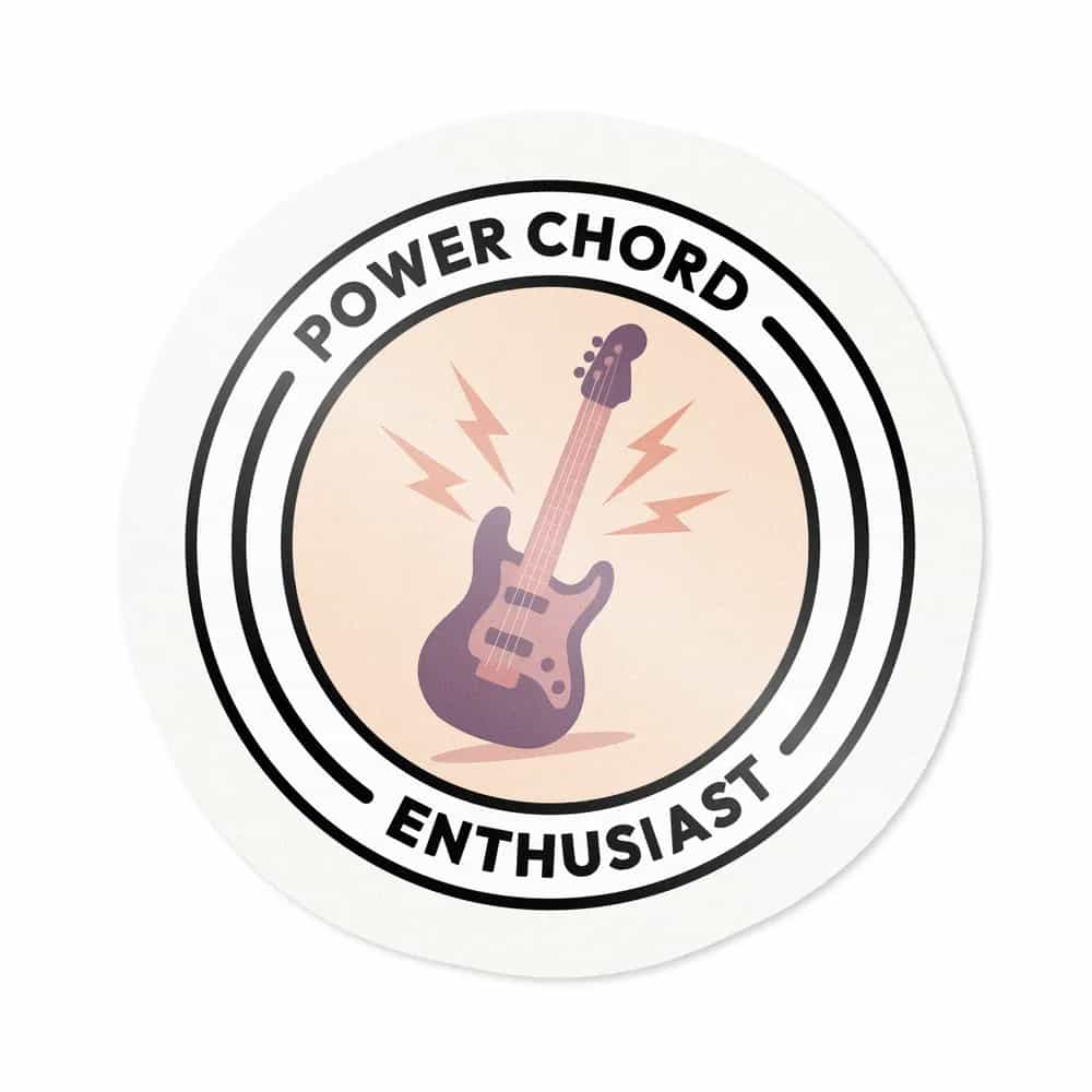 Power Chord Enthusiast, Sticker