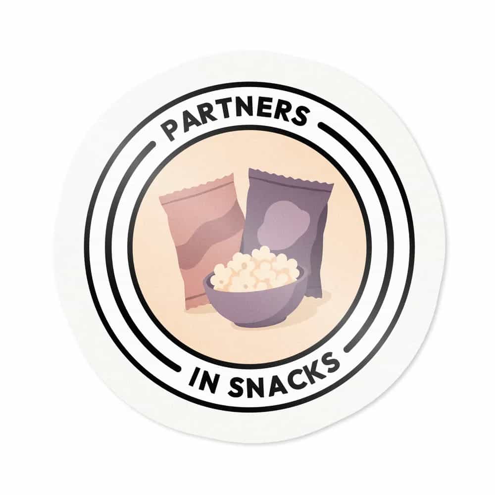 Partners In Snacks, Sticker