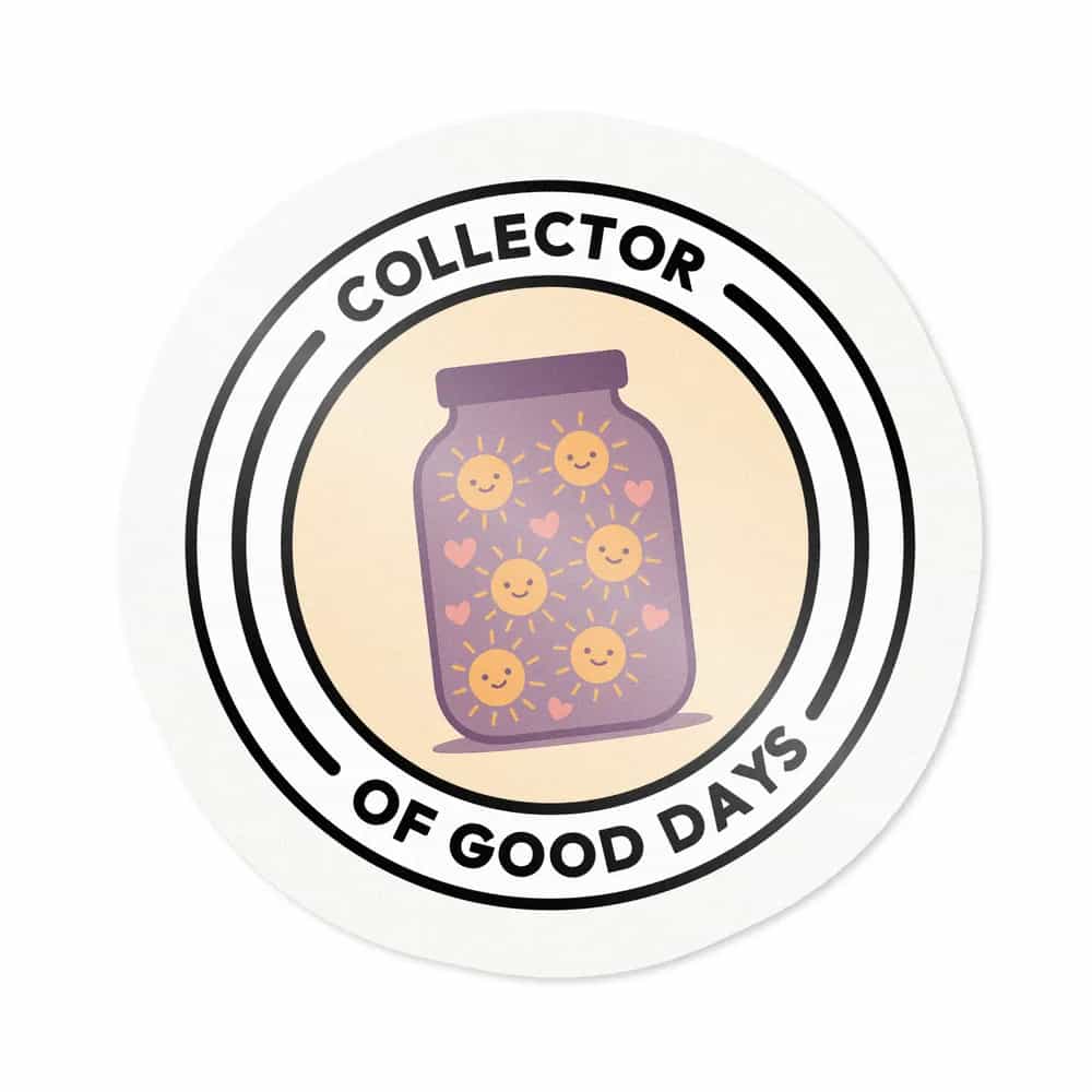 Collector Of Good Days, Sticker