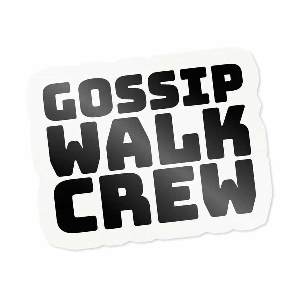 Gossip Walk Crew, Sticker