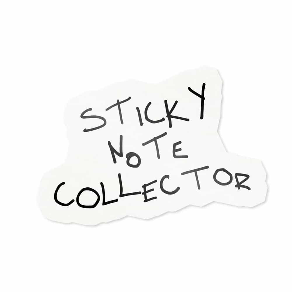 Sticky Note Collector, Sticker