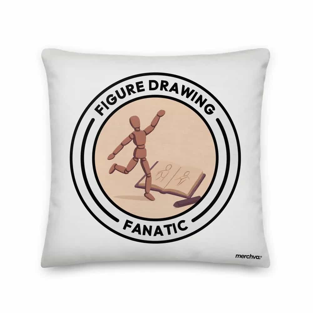 Figure Drawing Fanatic, Pillow