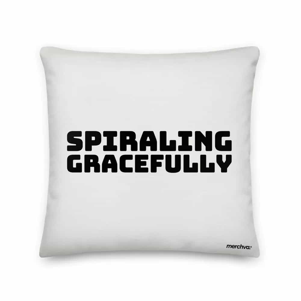 Spiraling Gracefully, Pillow