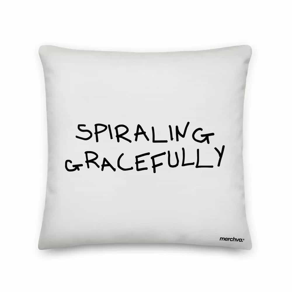 Spiraling Gracefully, Pillow