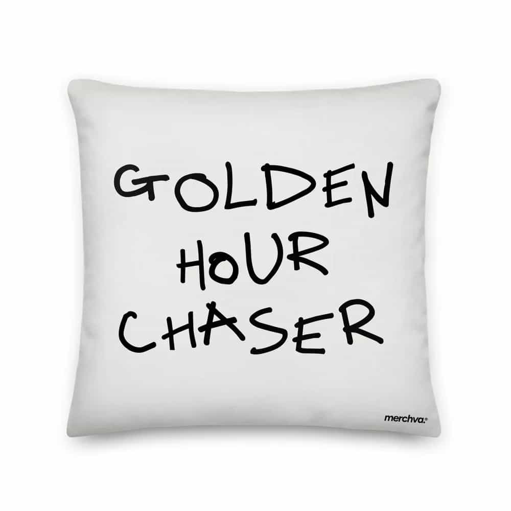 Golden Hour Chaser, Pillow