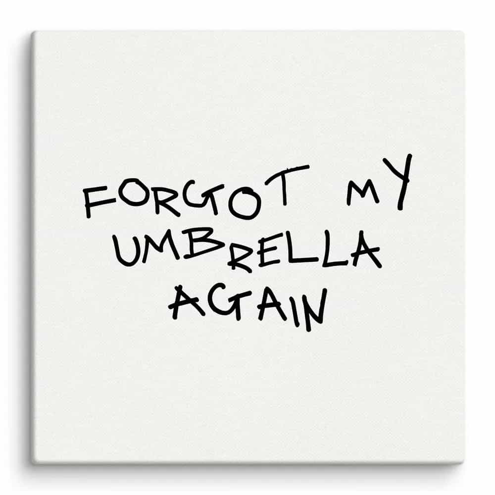 Forgot My Umbrella Again, Wall Art