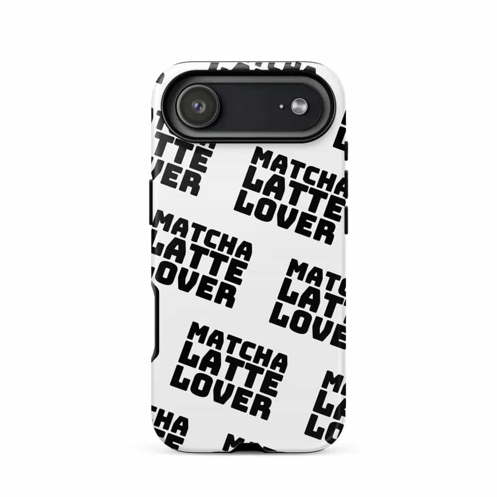 Matcha Latte Lover, Phone Case