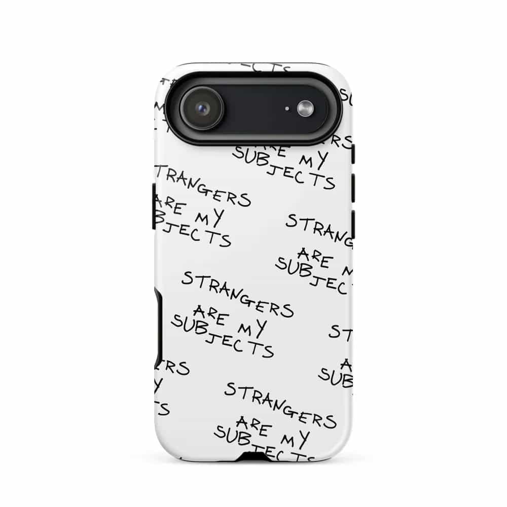 Strangers Are My Subjects, Phone Case