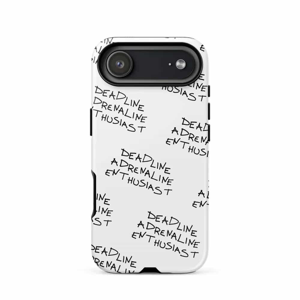 Deadline Adrenaline Enthusiast, Phone Case